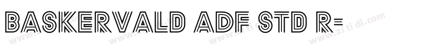 Baskervald ADF Std R字体转换